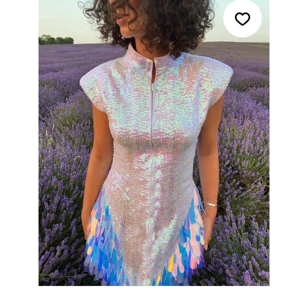 Heyami Shimmering Sequin Mini Dress